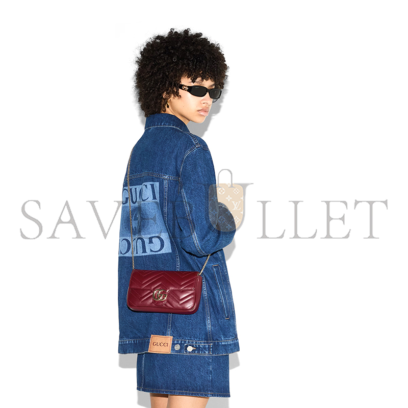 GUCCI GG MARMONT SMALL SHOULDER BAG 751526 (21*12*5cm)